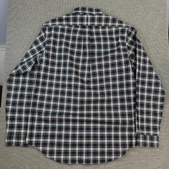 NWT Ralph Lauren Mens L‎ Black Blue Red Plaid Shirt Pony Logo Long Sleeve Preppy - Picture 3 of 11
